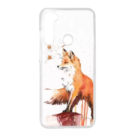 róka rókás fox Xiaomi Redmi Note 8T átlátszó tok
