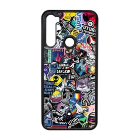 NASA matricabomba astronaut űrhajós stickerbomb Xiaomi Redmi Note 8T fekete tok