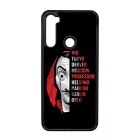 Mask - the Names - A Nagy Pénzrablás - la casa de papel Xiaomi Redmi Note 8T fekete tok