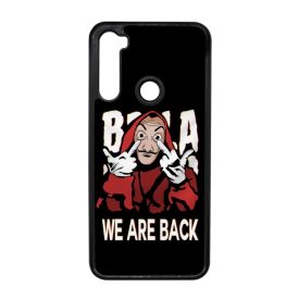 We are back - A Nagy Pénzrablás - la casa de papel Xiaomi Redmi Note 8T fekete tok