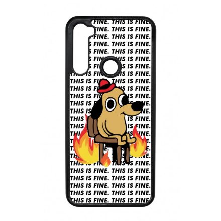 This is fine DOG kutyas meme Xiaomi Redmi Note 8T tok