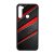 Piros fekete csíkos karbon mintás Xiaomi Redmi Note 8T tok
