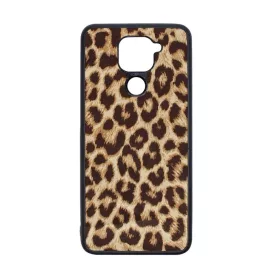 leopárd minta mintás Xiaomi Redmi Note 9 fekete tok