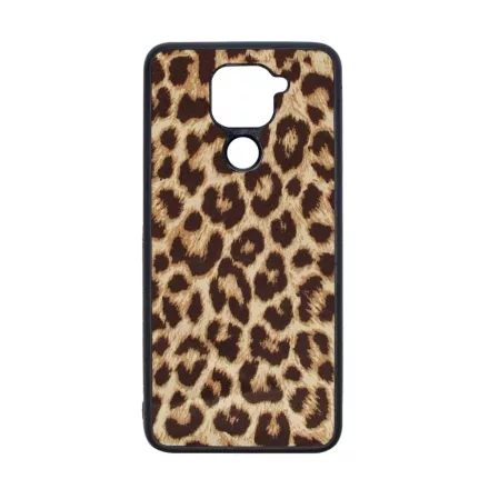leopárd minta mintás Xiaomi Redmi Note 9 fekete tok