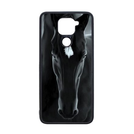lovas fekete ló Xiaomi Redmi Note 9 fekete tok