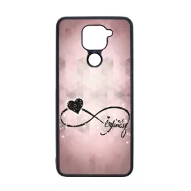 csajos lila infinity infinitis végtelen Xiaomi Redmi Note 9 fekete tok