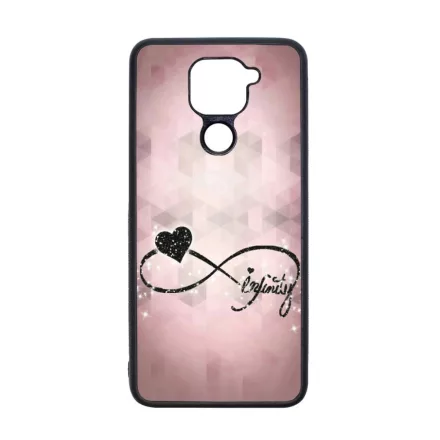 csajos lila infinity infinitis végtelen Xiaomi Redmi Note 9 fekete tok