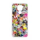 stickerbomb matricabomba Xiaomi Redmi Note 9 fekete tok