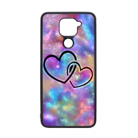 szerelem szerelmes szíves szivecskés hipster Xiaomi Redmi Note 9 fekete tok