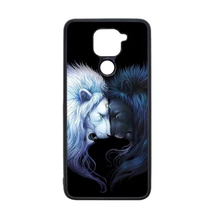 oroszlán napom csillagom yin yang szerelem love Xiaomi Redmi Note 9 fekete tok