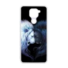 oroszlán napom csillagom yin yang szerelem love Xiaomi Redmi Note 9 fekete tok