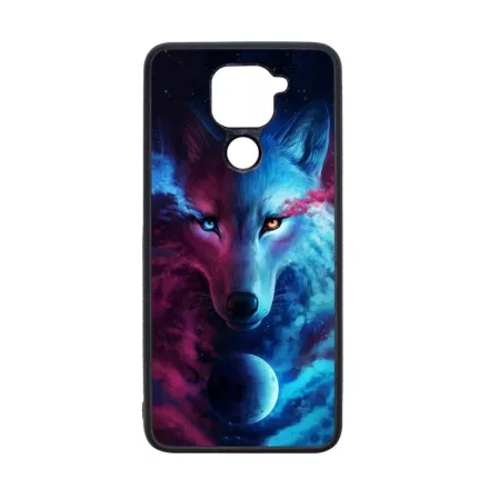farkas wolf galaxis galaxy Xiaomi Redmi Note 9 fekete tok