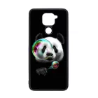 panda pandás Xiaomi Redmi Note 9 fekete tok