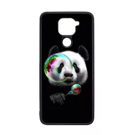 panda pandás Xiaomi Redmi Note 9 fekete tok