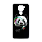 panda pandás Xiaomi Redmi Note 9 fekete tok