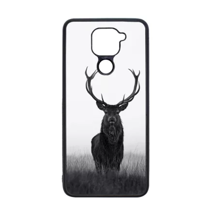 szarvas szarvasos agancs őszi fehér Xiaomi Redmi Note 9 fekete tok