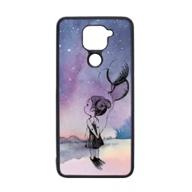 lufis kislány csajos galaxis galaxy Xiaomi Redmi Note 9 fekete tok