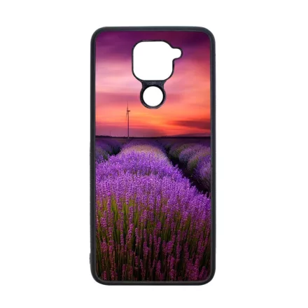 levendula levendulás levander lavender provence Xiaomi Redmi Note 9 fekete tok