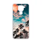 Pálmafa nyár Xiaomi Redmi Note 9 fekete tok