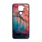 őszi erdős falevél természet Xiaomi Redmi Note 9 fekete tok