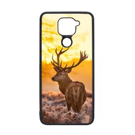 szarvas szarvasos agancs őszi Xiaomi Redmi Note 9 fekete tok