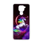 unicorn unikornis fantasy csajos Xiaomi Redmi Note 9 fekete tok