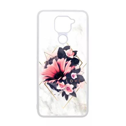 Marble Love marvany mintas viragos ajándék nőknek valentin napra Xiaomi Redmi Note 9 átlátszó t
