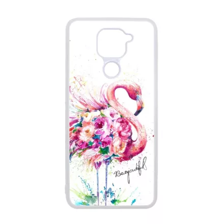 Álomszép Flamingo tropical summer nyári Xiaomi Redmi Note 9 átlátszó tok