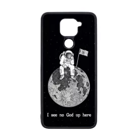 I see no God up here - űrhajós space Xiaomi Redmi Note 9 fekete tok