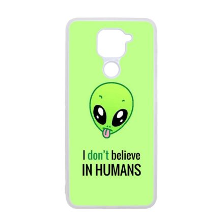 I don't believe in Humans ufo földönkívüli Xiaomi Redmi Note 9 átlátszó tok
