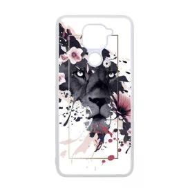 Gyönyörű oroszlán ajándék nőknek valentin napra Xiaomi Redmi Note 9 átlátszó tok