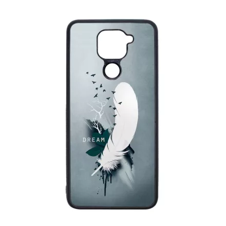 Dream - Álom - Feather, Tollas ajándék nőknek valentin napra Xiaomi Redmi Note 9 fekete tok