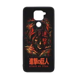 Attack on Titan AOT Eren Xiaomi Redmi Note 9 fekete tok