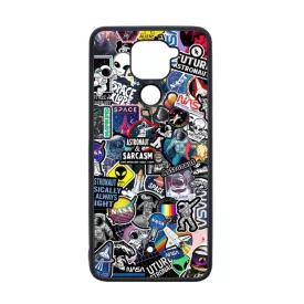 NASA matricabomba astronaut űrhajós stickerbomb Xiaomi Redmi Note 9 fekete tok