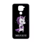 Unikornis - morcos reggel unicorn egyszarvú Xiaomi Redmi Note 9 fekete tok