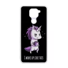 Unikornis - morcos reggel unicorn egyszarvú Xiaomi Redmi Note 9 fekete tok