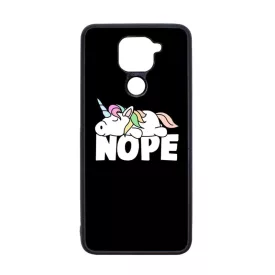 NOPE unikornis unicorn egyszarvú Xiaomi Redmi Note 9 fekete tok