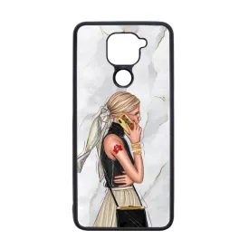 Matyó GIRL magyar mintás hungarian folk Xiaomi Redmi Note 9 fekete tok