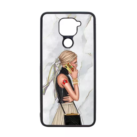 Matyó GIRL magyar mintás hungarian folk Xiaomi Redmi Note 9 fekete tok