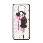 Kérd a Neveddel - Ballon Girl - Pink szerelem valentin napi Xiaomi Redmi Note 9 tok