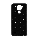 Elegáns szívecskés - BLACK - szives csajos  Xiaomi Redmi Note 9 tok