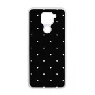 Elegáns szívecskés - BLACK - szives csajos  Xiaomi Redmi Note 9 tok