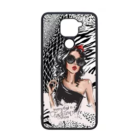 Fashion Show Girl Wild Beauty Animal Fashion Csajos Allat mintas Xiaomi Redmi Note 9 tok