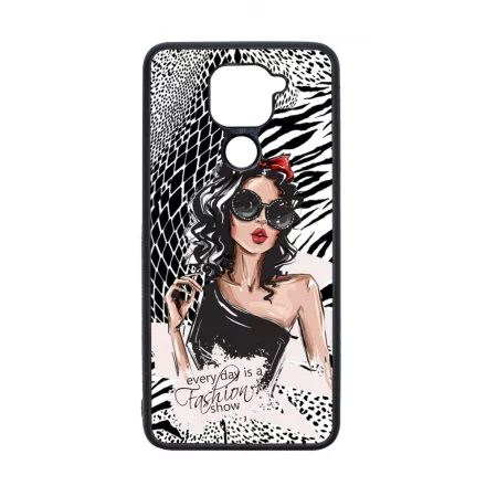 Fashion Show Girl Wild Beauty Animal Fashion Csajos Allat mintas Xiaomi Redmi Note 9 tok
