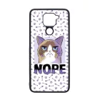 NOPE Cat Antisocial Antiszocialis Meno Trendi Xiaomi Redmi Note 9 tok