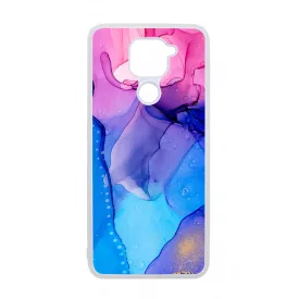 Blue Pink Gradient Ink kek rozsaszin marvanyos Xiaomi Redmi Note 9 tok