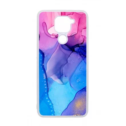 Blue Pink Gradient Ink kek rozsaszin marvanyos Xiaomi Redmi Note 9 tok