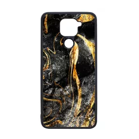 Luxury Golden Black marvanyos marvany mintas Xiaomi Redmi Note 9 tok