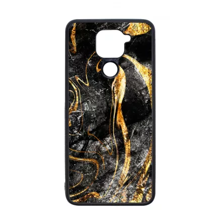 Luxury Golden Black marvanyos marvany mintas Xiaomi Redmi Note 9 tok