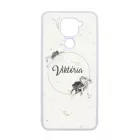 kerd a neveddel marble marvany mintas Rozsa viragos Xiaomi Redmi Note 9 tok